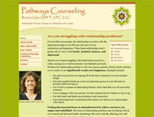 Tablet Screenshot of pathways-counseling.net